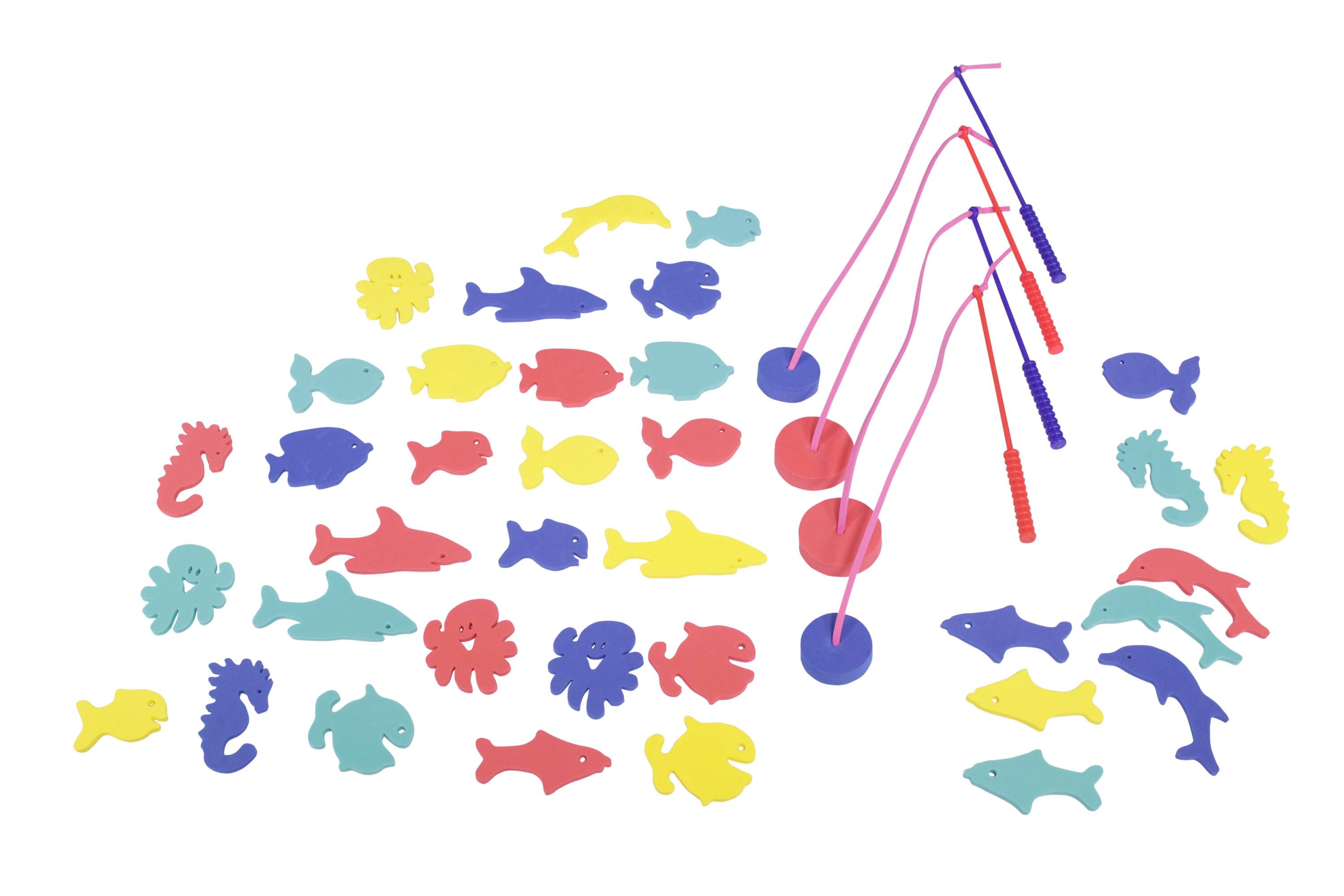 Edushape Fish-N-Fun Game, Set of 56, Item Number 301762